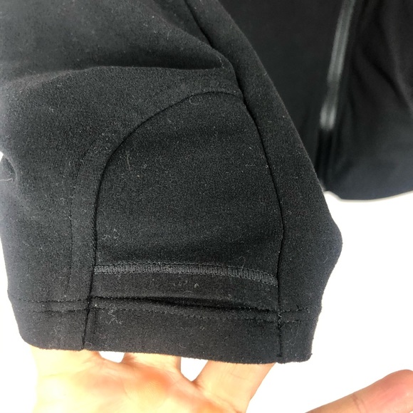Athleta Asymmetrical Zip Up Jacket XS Black - Picture 6 of 10